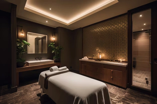 Luxury spa interior at Cloud9 Spa Business Bay